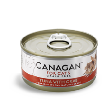 Canagan Grain Free For Cat Tuna with Crab  無穀物吞拿魚伴蟹肉配方 75g X12